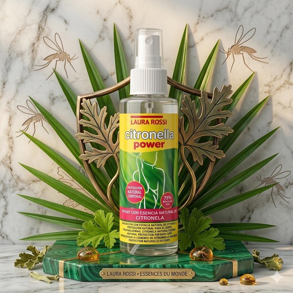 Citronella Power Mosquito Repellent Spray | Natural Outdoor Body Mist Protection