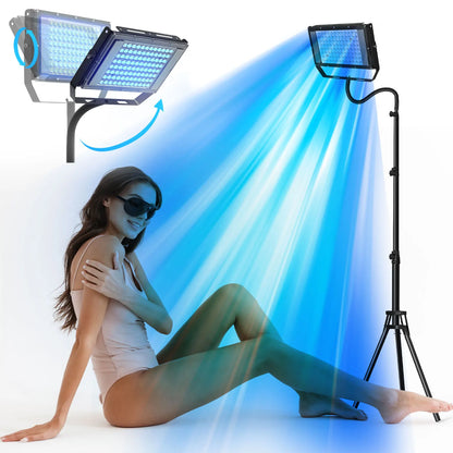 🔵 Lampe à Lumière Bleue UV – Spéciale Soin & Bronzage