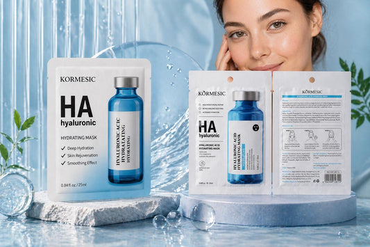 Hyaluronic Acid Face Mask – Deep Hydration Sheet Mask for Smooth, Plump & Glowing Skin