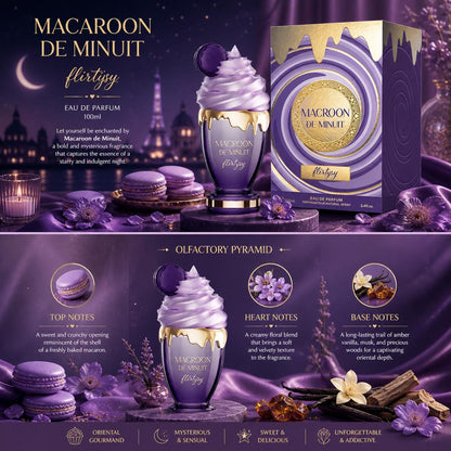 Macaroon de Minuit – Flirtisy Eau de Parfum 100ml | Oriental Gourmand Perfume