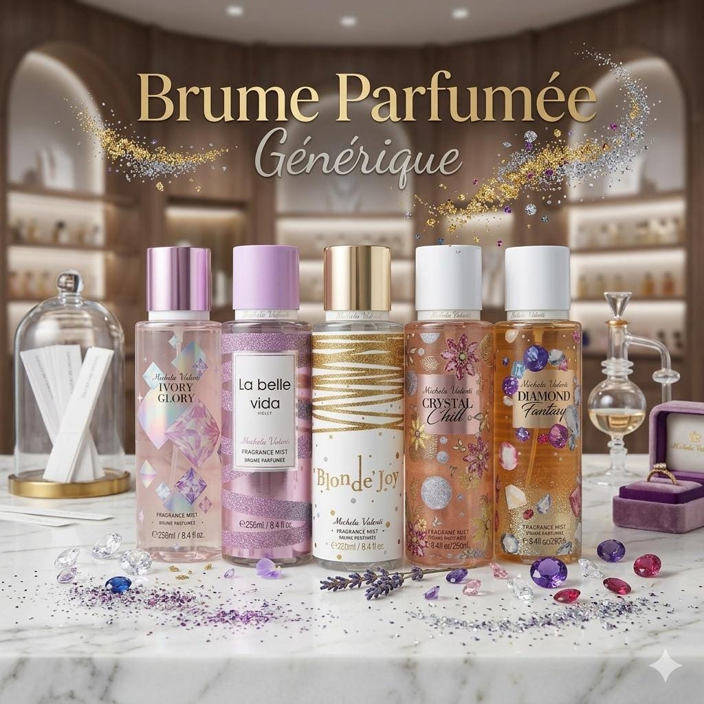 Diamond Fantasy Body Mist 250ml – Oriental Floral Vanilla & Amber Fragrance Spray | Michela Valenti