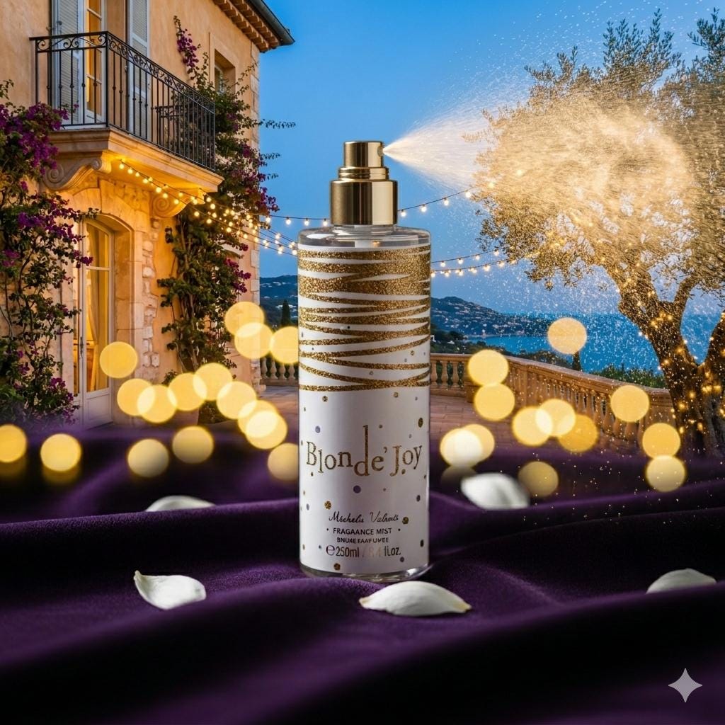 Blonde Joy Fragrance Mist 250ml – Sweet Floral Vanilla Body Spray for Women